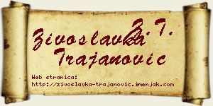 Živoslavka Trajanović vizit kartica